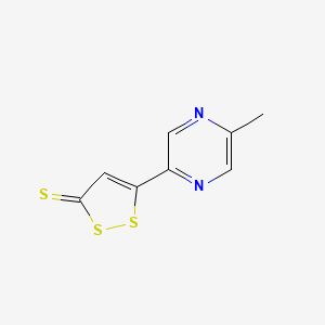 5-(5-Methylpyrazin-2-yl)-3H-1,2-dithiole-3-thione