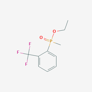 Ethyl methyl[2-(trifluoromethyl)phenyl]phosphinate