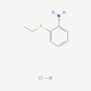 molecular formula C8H12ClNS B1454990 2-(乙硫基)苯胺盐酸盐 CAS No. 101935-45-9