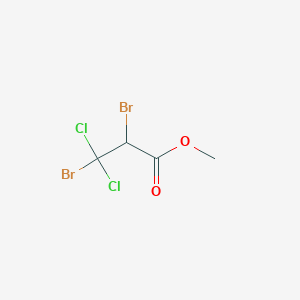 molecular formula C4H4Br2Cl2O2 B14549912 Methyl 2,3-dibromo-3,3-dichloropropanoate CAS No. 61905-33-7