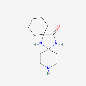 B1454992 3,7,15-Triazadispiro[5.1.5^{8}.2^{6}]pentadecan-14-one CAS No. 1193389-75-1
