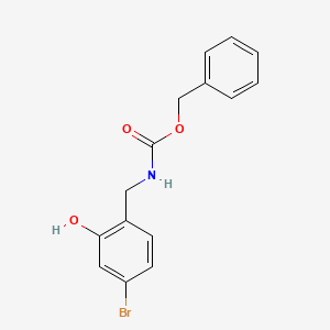 B1454994 Benzyl 4-bromo-2-hydroxybenzylcarbamate CAS No. 1033194-56-7