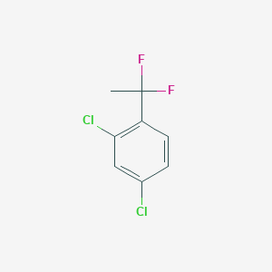 molecular formula C8H6Cl2F2 B1454996 2,4-二氯-1-(1,1-二氟乙基)苯 CAS No. 1204295-92-0