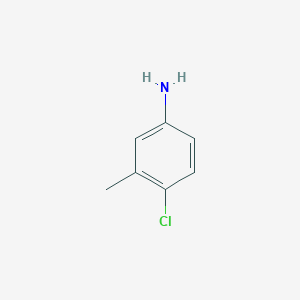 molecular formula C7H8ClN B014550 4-氯-3-甲基苯胺 CAS No. 7149-75-9