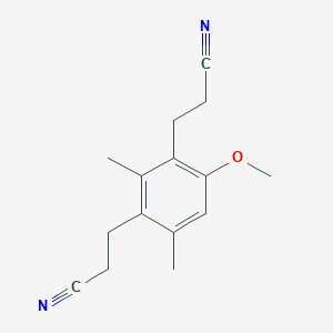 3,3'-(4-Methoxy-2,6-dimethyl-1,3-phenylene)dipropanenitrile