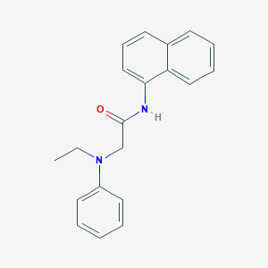 N~2~-Ethyl-N-naphthalen-1-yl-N~2~-phenylglycinamide