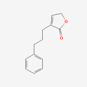 2(5H)-Furanone, 3-(3-phenylpropyl)-