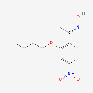 N-[1-(2-Butoxy-4-nitrophenyl)ethylidene]hydroxylamine