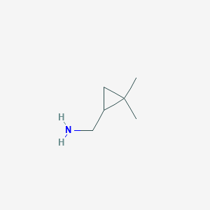 molecular formula C6H13N B1455005 1-(2,2-Dimethylcyclopropyl)methanamine CAS No. 725743-45-3