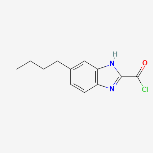 6-butyl-1H-benzimidazole-2-carbonyl chloride