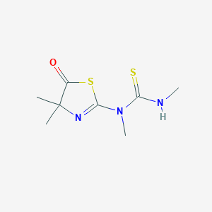 N-(4,4-Dimethyl-5-oxo-4,5-dihydro-1,3-thiazol-2-yl)-N,N'-dimethylthiourea