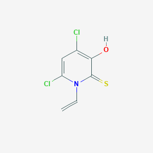 4,6-Dichloro-1-ethenyl-3-hydroxypyridine-2(1H)-thione