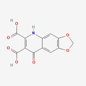 8-Oxo-5,8-dihydro-2H-[1,3]dioxolo[4,5-g]quinoline-6,7-dicarboxylic acid