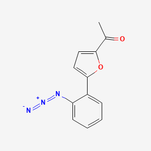 1-[5-(2-Azidophenyl)furan-2-yl]ethan-1-one