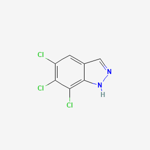 5,6,7-Trichloro-1H-indazole