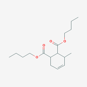 molecular formula C17H28O4 B14550442 Dibutyl 3-methylcyclohex-4-ene-1,2-dicarboxylate CAS No. 62174-64-5