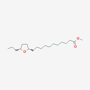 molecular formula C19H36O3 B14550449 methyl 11-[(2S,5R)-5-propyloxolan-2-yl]undecanoate CAS No. 62136-82-7