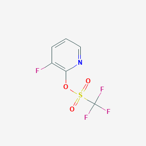 B1455052 3-Fluoropyridin-2-yl trifluoromethanesulfonate CAS No. 1310559-92-2