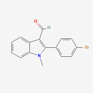 2-(4-Bromophenyl)-1-methyl-1H-indole-3-carbaldehyde