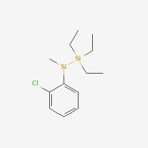 1-(2-Chlorophenyl)-2,2,2-triethyl-1-methyldisilanyl