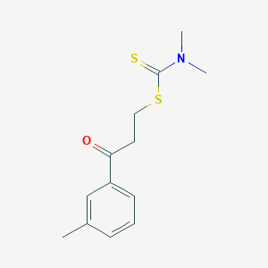 3-(3-Methylphenyl)-3-oxopropyl dimethylcarbamodithioate