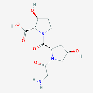 Glycyl-(4R)-4-hydroxy-L-prolyl-(3S)-3-hydroxy-L-proline