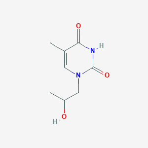 1-(2-Hydroxypropyl)-5-methylpyrimidine-2,4(1H,3H)-dione