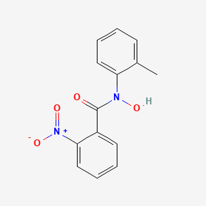 Benzamide, N-hydroxy-N-(2-methylphenyl)-2-nitro-