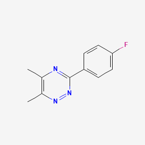 3-(4-Fluorophenyl)-5,6-dimethyl-1,2,4-triazine