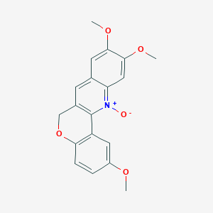 2,9,10-Trimethoxy-12-oxo-6H-12lambda~5~-[1]benzopyrano[4,3-b]quinoline