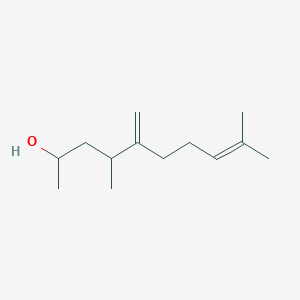 4,9-Dimethyl-5-methylidenedec-8-EN-2-OL