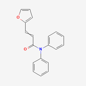 3-(Furan-2-yl)-N,N-diphenylprop-2-enamide