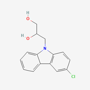 3-(3-Chloro-9H-carbazol-9-YL)propane-1,2-diol