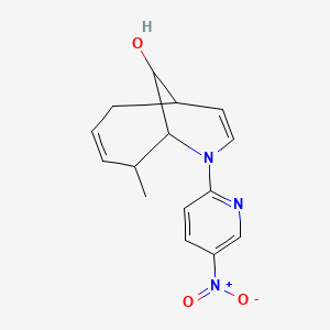 5-Methyl-7-(5-nitropyridin-2-yl)-7-azabicyclo[4.3.1]deca-3,8-dien-10-ol