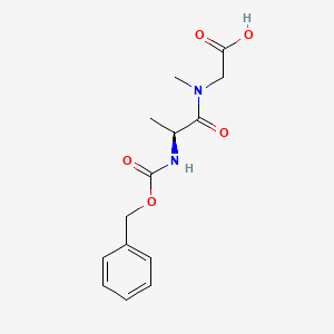 N-[(Benzyloxy)carbonyl]-L-alanyl-N-methylglycine