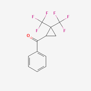 [2,2-Bis(trifluoromethyl)cyclopropyl](phenyl)methanone