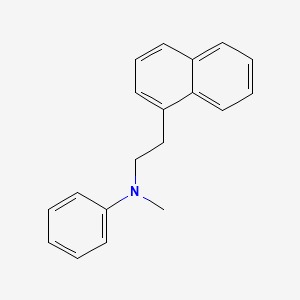 N-Methyl-N-[2-(naphthalen-1-yl)ethyl]aniline