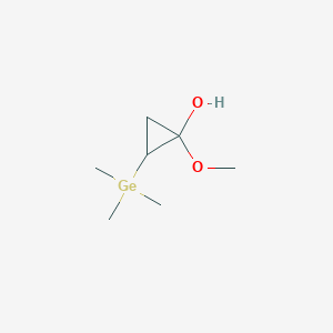 1-Methoxy-2-(trimethylgermyl)cyclopropan-1-ol