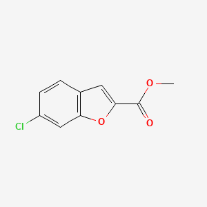 molecular formula C10H7ClO3 B1455091 6-氯-1-苯并呋喃-2-羧酸甲酯 CAS No. 323580-73-0