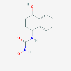 N-(4-Hydroxy-1,2,3,4-tetrahydronaphthalen-1-yl)-N'-methoxyurea