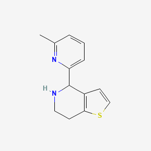 molecular formula C13H14N2S B1455092 4-(6-甲基吡啶-2-基)-4,5,6,7-四氢噻吩并[3,2-c]吡啶 CAS No. 1350988-88-3