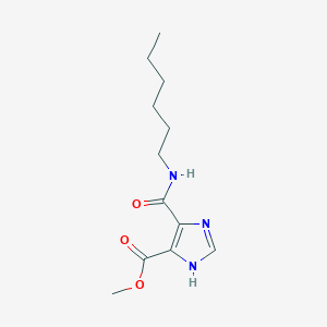 methyl 4-(hexylcarbamoyl)-1H-imidazole-5-carboxylate