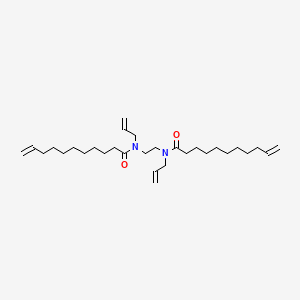 N,N'-(Ethane-1,2-diyl)bis[N-(prop-2-en-1-yl)undec-10-enamide]