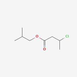 molecular formula C8H15ClO2 B14550989 Isobutyl 3-chlorobutyrate CAS No. 62108-76-3