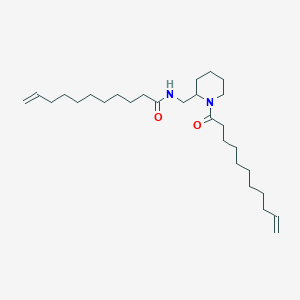 N-{[1-(Undec-10-enoyl)piperidin-2-YL]methyl}undec-10-enamide