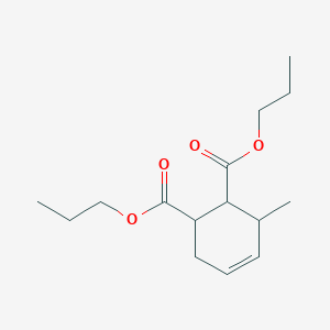 molecular formula C15H24O4 B14551050 Dipropyl 3-methylcyclohex-4-ene-1,2-dicarboxylate CAS No. 62207-97-0