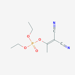 1,1-Dicyanoprop-1-en-2-yl diethyl phosphate