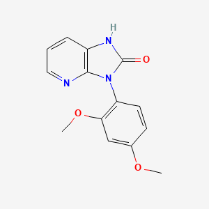 3-(2,4-Dimethoxyphenyl)-1,3-dihydro-2H-imidazo[4,5-b]pyridin-2-one