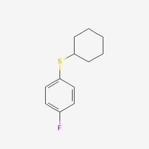 Benzene, 1-(cyclohexylthio)-4-fluoro-