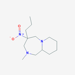 2-Methyl-4-nitro-4-propyldecahydropyrido[1,2-a][1,4]diazepine